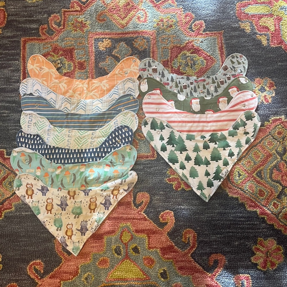 COPY - Lot of 11 Copper Pearl bibs